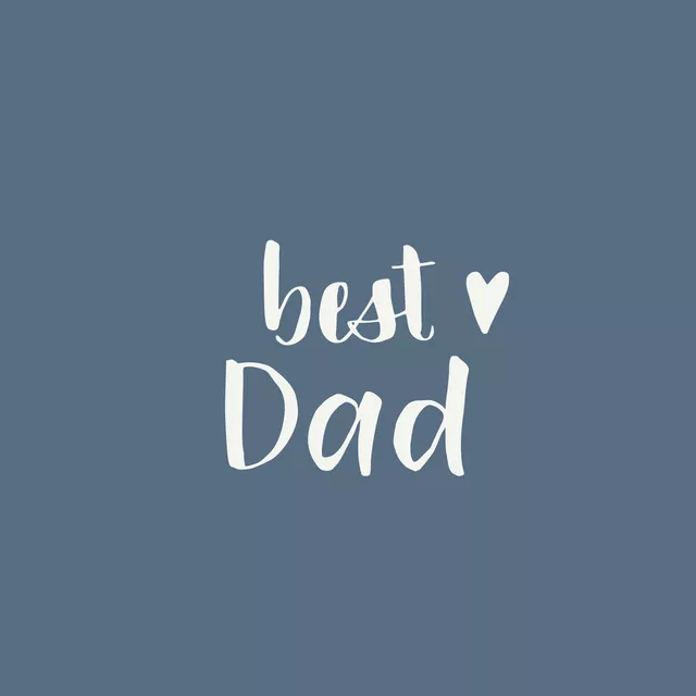 Servietten Best Dad blau