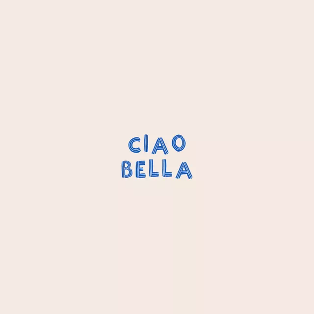 Kissen Ciao Bella Blue
