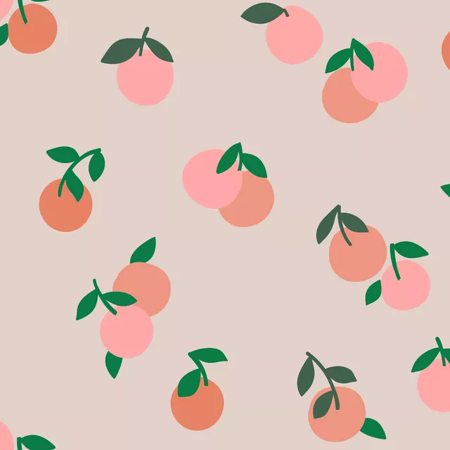 Kissen Pfirsiche Peaches