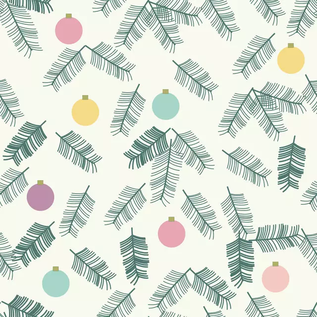 Tischdecke Weihnachtsbaum Muster