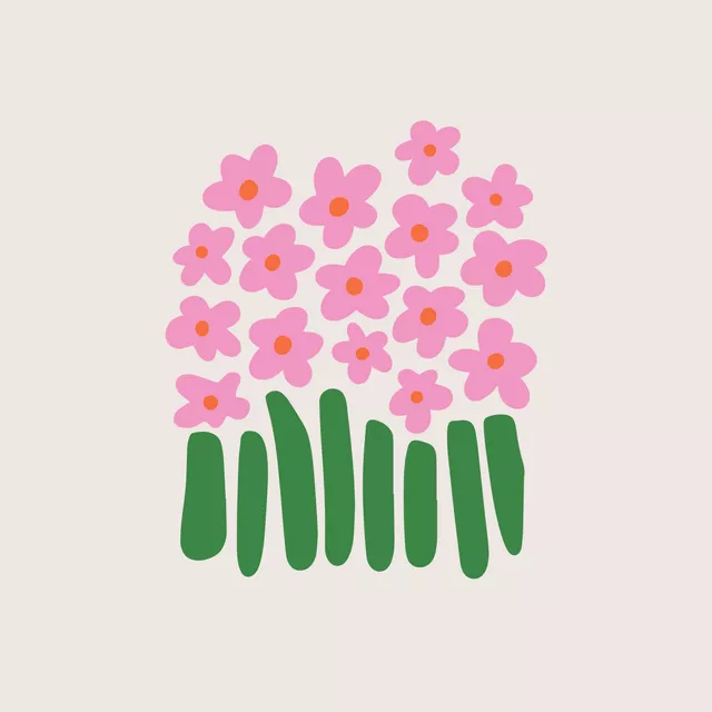 Kissen Blume 4