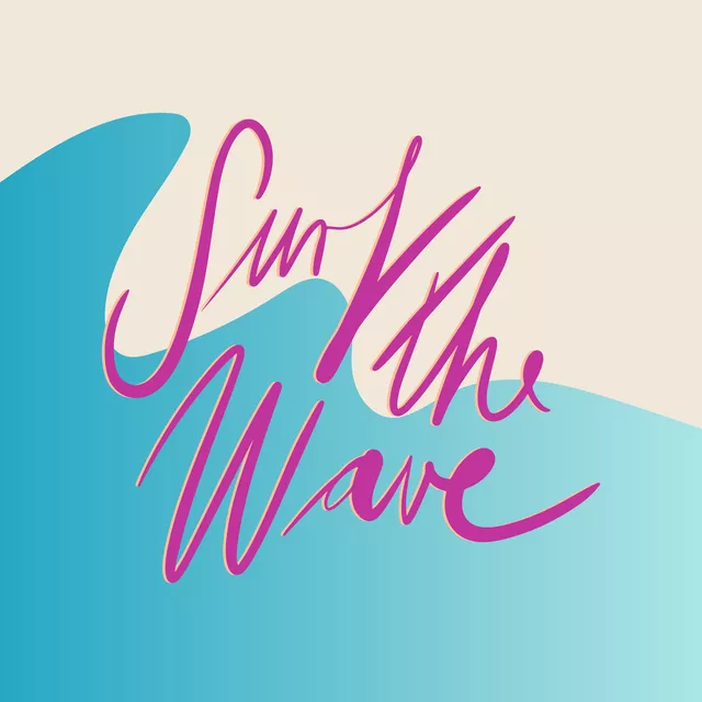 Kissen Surf the Wave