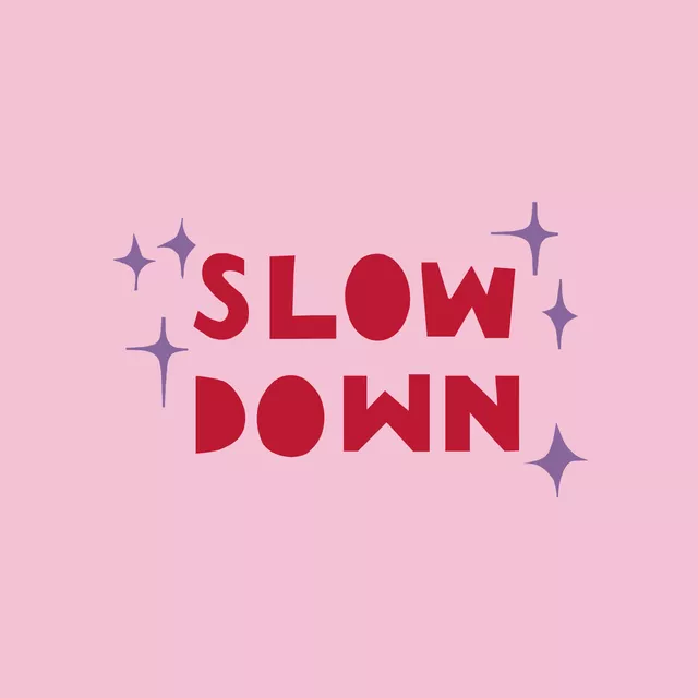 Geschirrtuch Slow Down