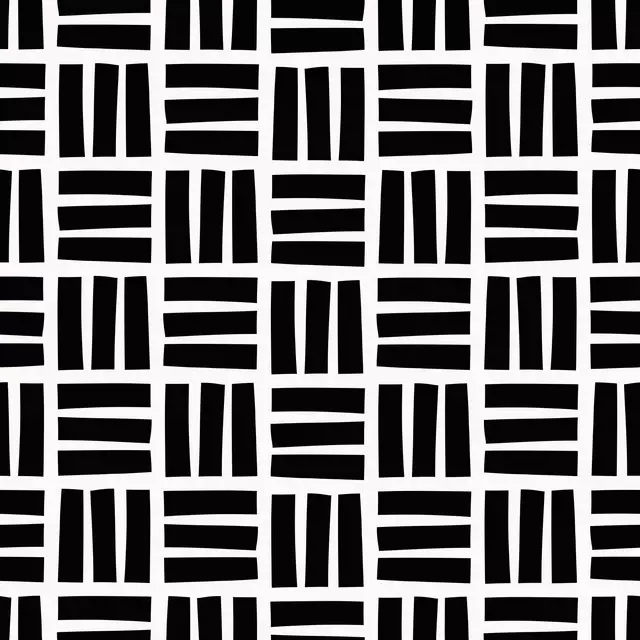 Kissen Color Blocks black white
