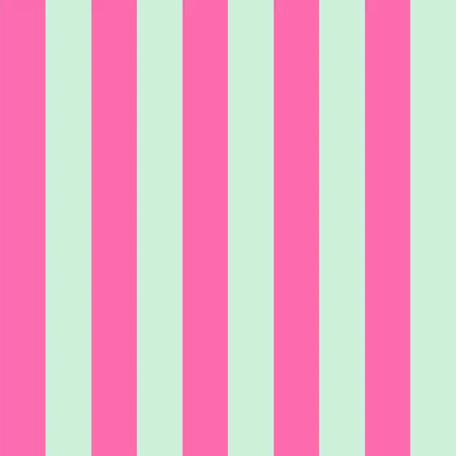 Kissen Streifen Pink & Mint