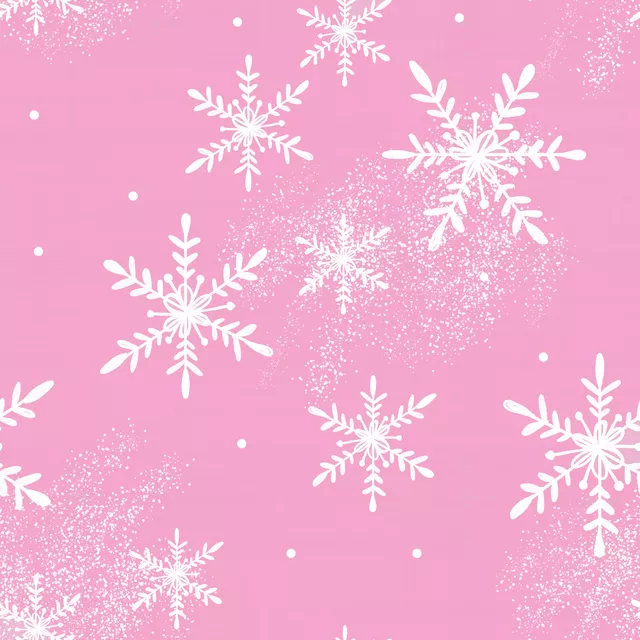 Flächenvorhang Let It Snow Pink
