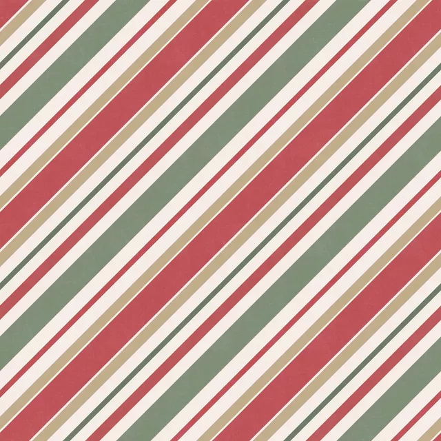 Kissen Christmas Candy Stripes I