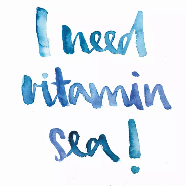 Kissen Vitamin Sea oceanblue