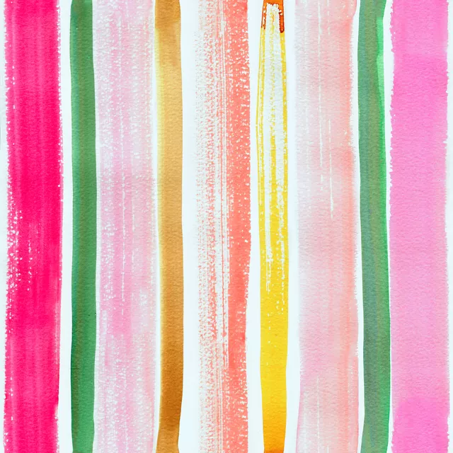 Tischdecke Art Stripes Aquarell Pink