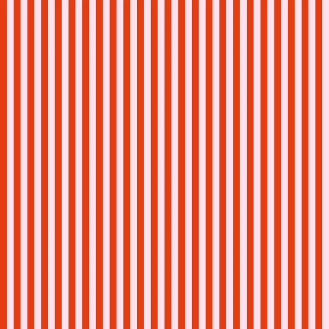 Bankauflage Stripes Babypink Rot