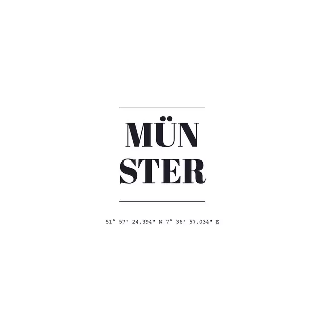Textilposter Münster