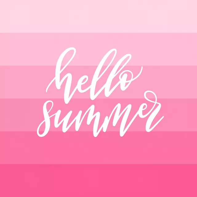 Kissen Pink Summer Hello Stripes