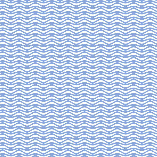 Kissen waves blue