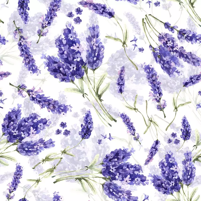 Kissen Lavendel Sträußchen