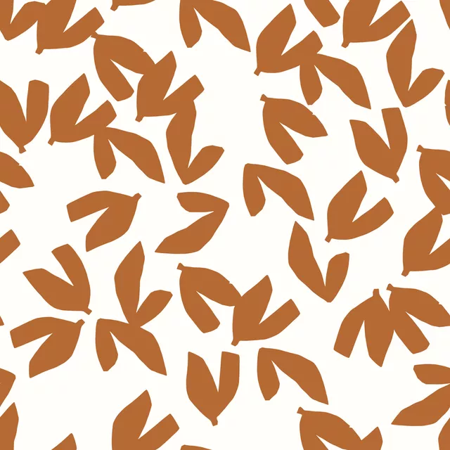 Raffrollo Leafy Tango brown