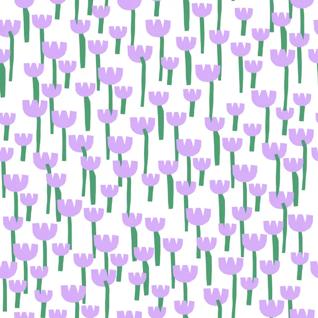Flächenvorhang Blumenwiese Flieder