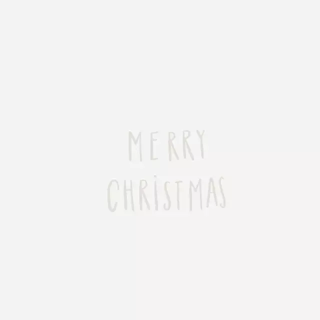 Kissen MERRY CHRISTMAS Lettering