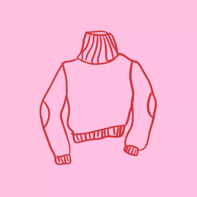 Geschirrtuch Sweater 1 Pink