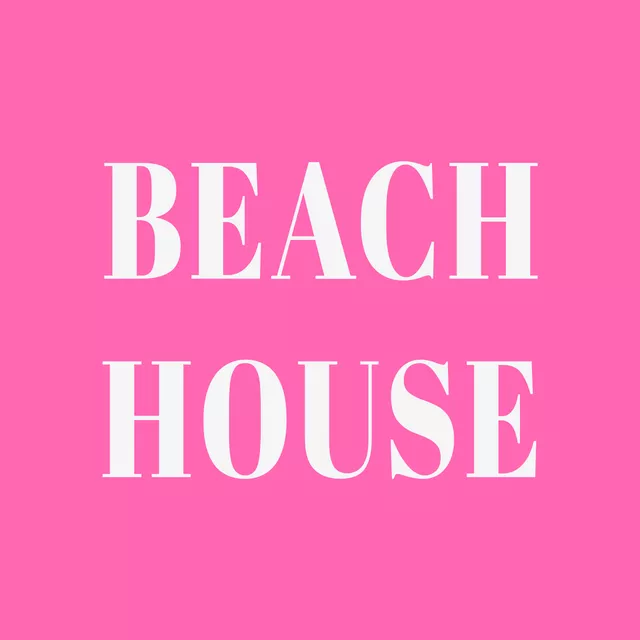 Geschirrtuch Beach House hot pink