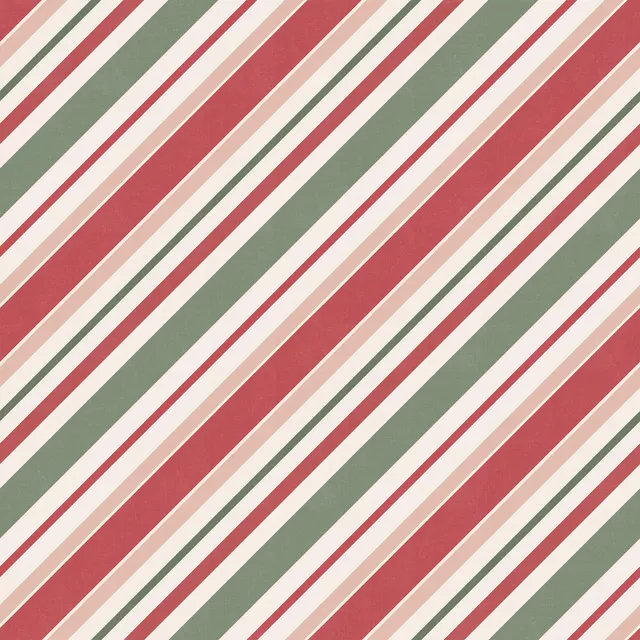 Flächenvorhang Christmas Candy Stripes II