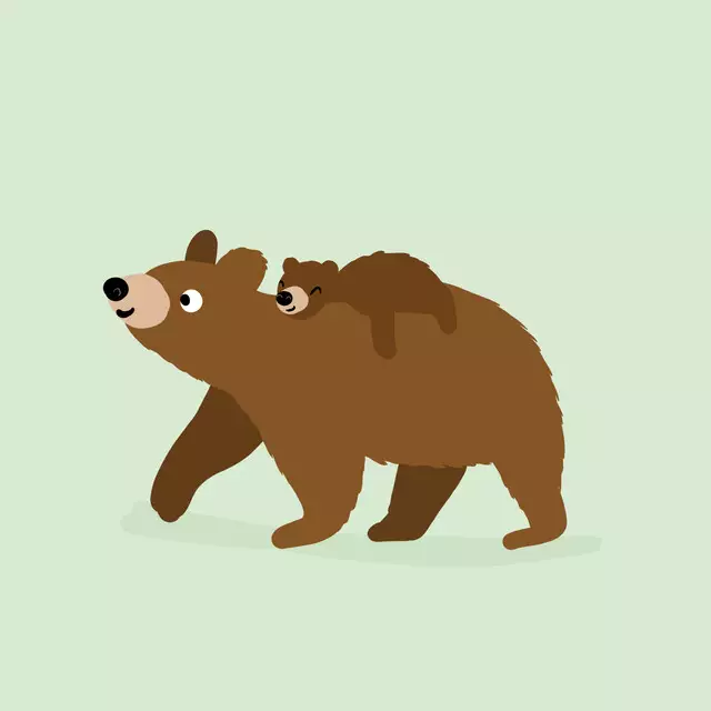 Textilposter Baerenstark 1
