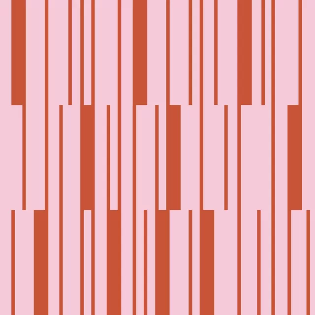 Bodenkissen Lines & Stripes | rosa rot