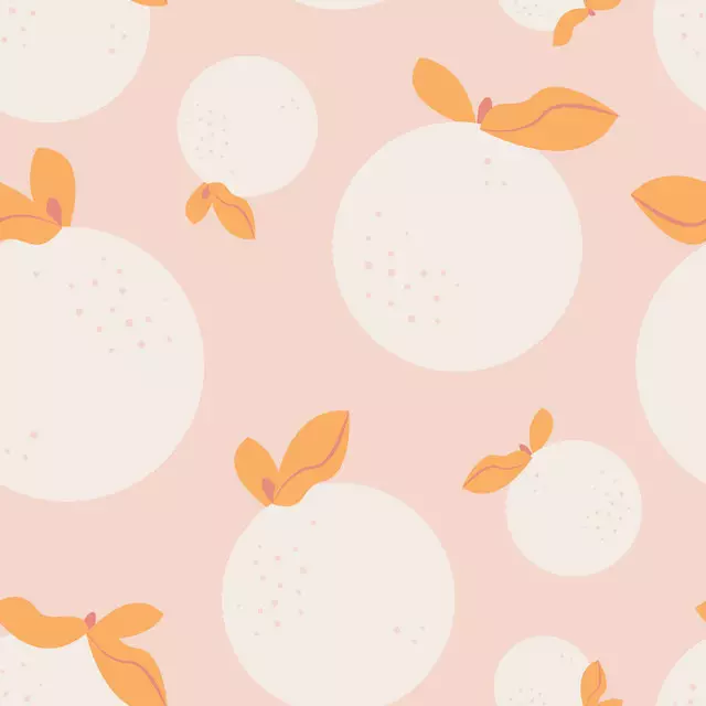 Tischset Summer Citrus Fruit blush