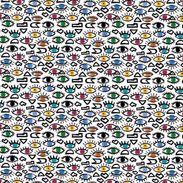 Tischset Geometric Eyes