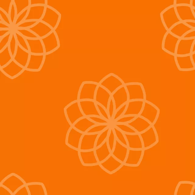 Tischset Traumfaenger Blume Orange