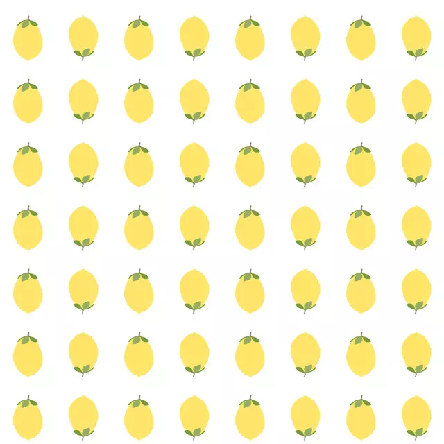 Kissen Zitrone