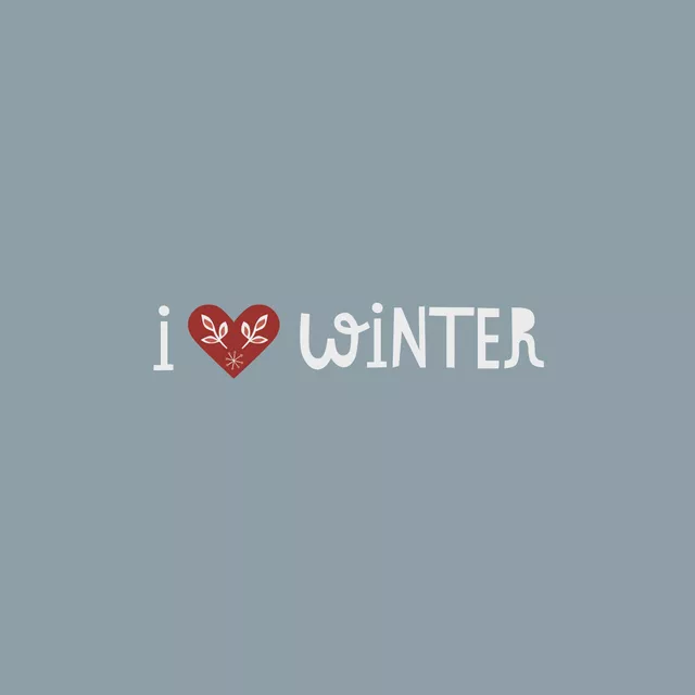 Kissen I love Winter