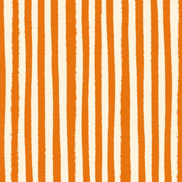 Bankauflage Streifen Orange