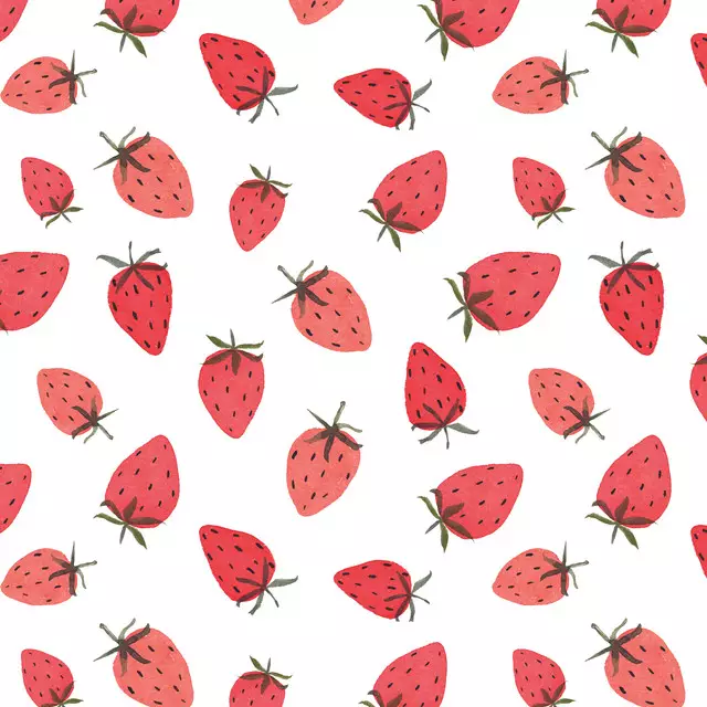 Tischdecke Confetti Erdbeeren