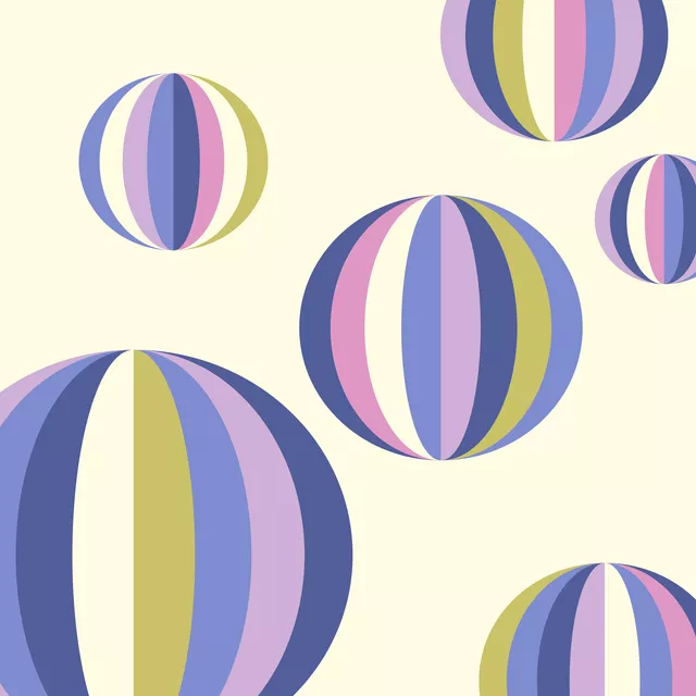 Sitzkissen Farbfreude Ballons 1