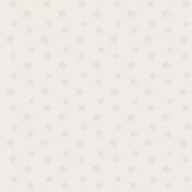 Tischdecke Pünktchen Sterne zart-beige