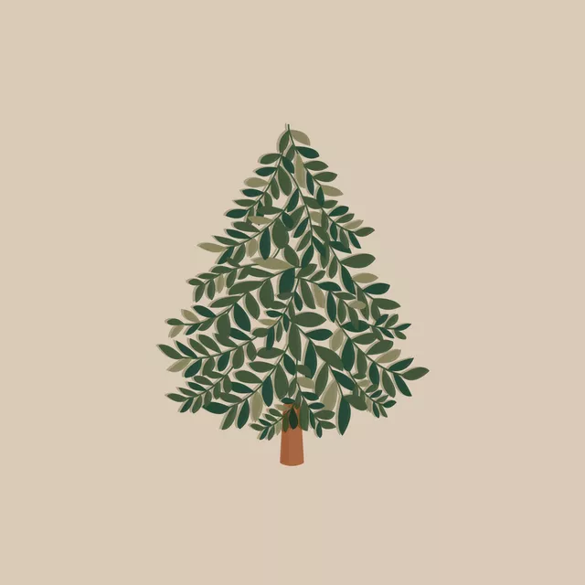 Servietten Christmas Tree