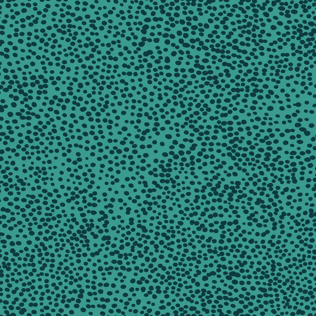 Dekovorhang Dark pine dots on teal