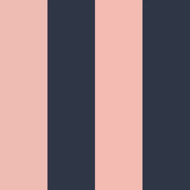 Tischset Blue Pink Stripes