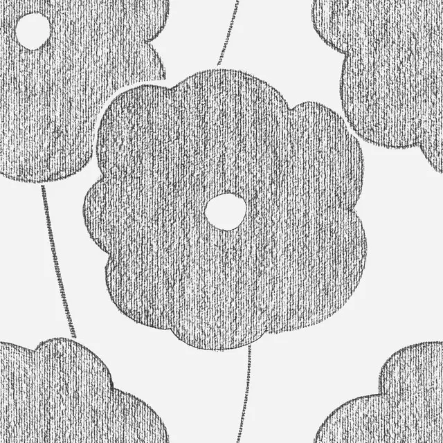 Kissen Crayon Flower anthracite