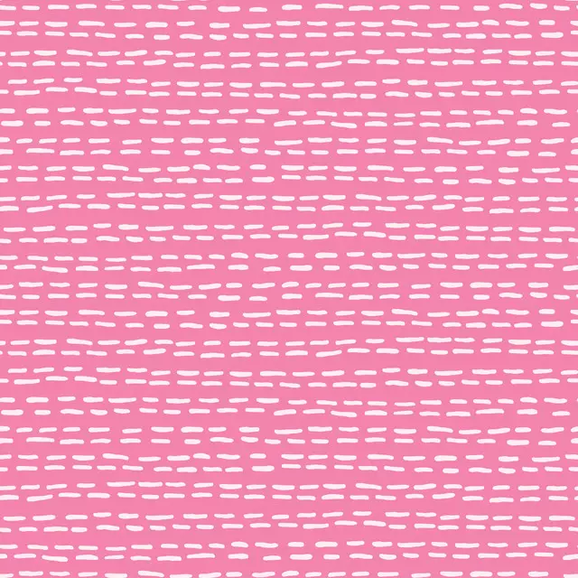 Kissen Mini Streifen hot pink