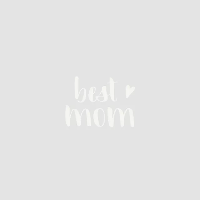 Servietten Best Mom hellgrau