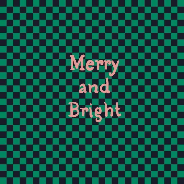 Kissen Merry and Bright Check