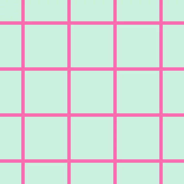 Bankauflage Pink & Mint Grid