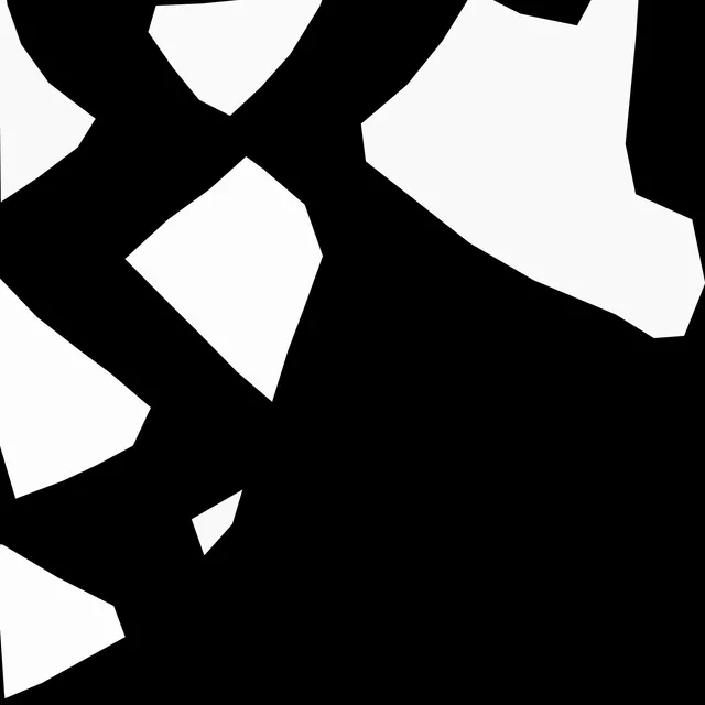 Tischdecke Bold Form Black And White