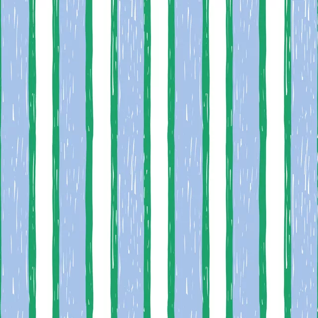Kissen Sketched Stripes Green
