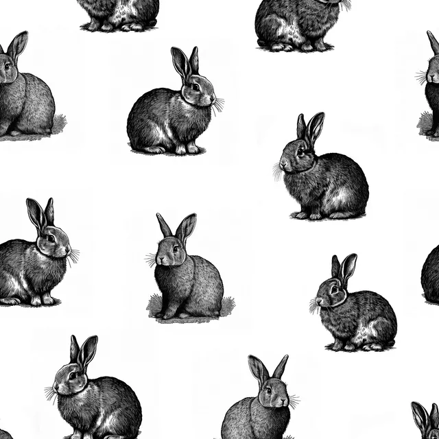 Tischdecke Vintage Rabbits