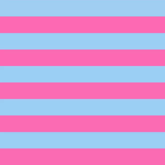 Kissen Horizontale Streifen blau&pink