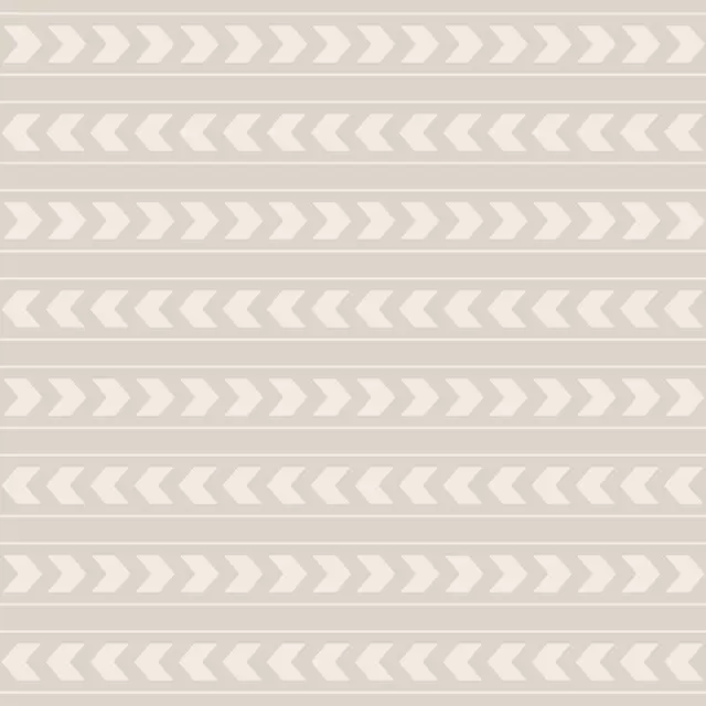 Kissen Ethno Muster Pfeile beige