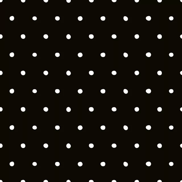 Bodenkissen Tiny Dots black and white