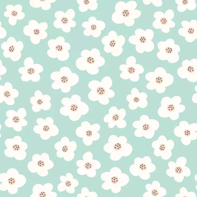 Servietten Blossom turquoise
